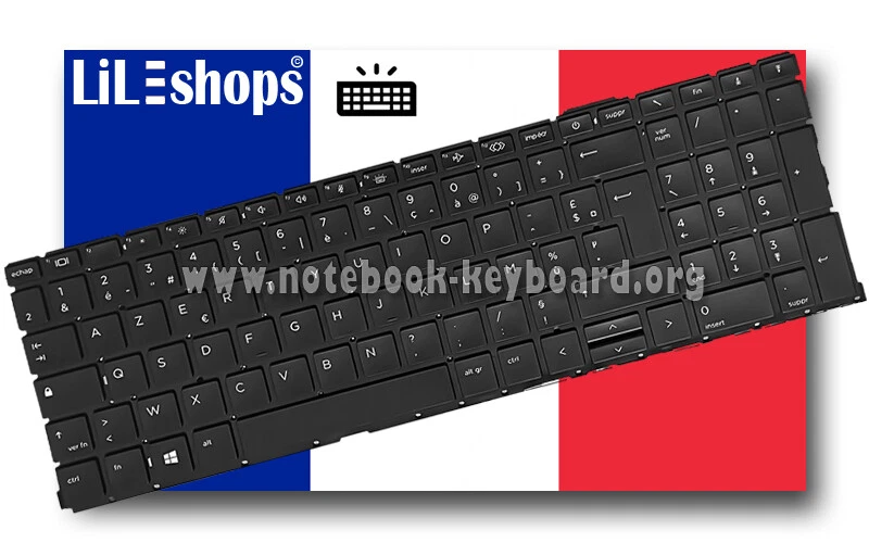 Clavier Français Original Pour HP Probook 450 G8 G9 G10 / 455 G8 G9 G10 - Photo 1/3