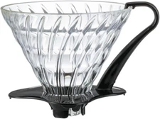 Hario V60 03 Heatproof Glass VDGN-03-B Coffee Dripper Pour Over Black
