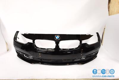 Original BMW F30 F31 LCI Stoßstange vorne 475 black sapphire met 