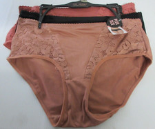 Prima Valentina Women's 3 Pair Pack Lace Panties Plus Size 1X