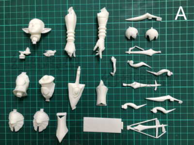 Unassembled 1/6 Scale TERA Castanic Unpainted Figure Resin Model