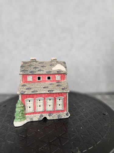 Vintage 1995 Dickens Sugar Creek County Christmas Village Country School House - Picture 4 of 9