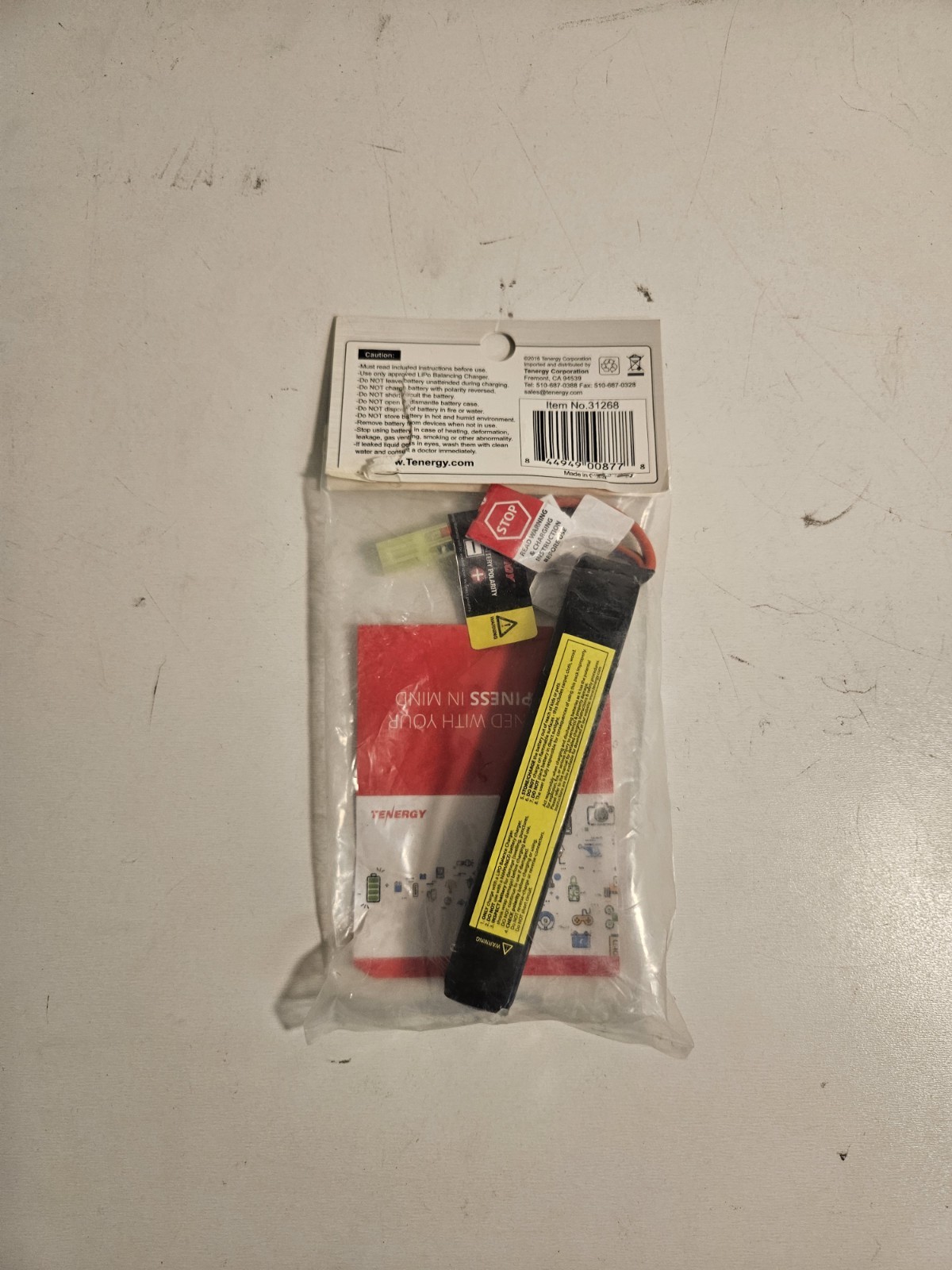 Tenergy LiPo11.1V1200S Stick Battery Pack