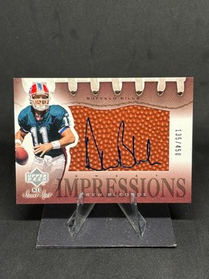 Drew Bledsoe 2003 Upper Deck Sweet Spot Impressions Auto /450 #SI-DB Bills