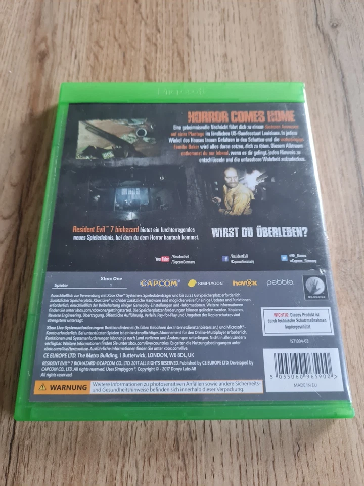 Resident Evil 7: Biohazard (Microsoft Xbox One) - Bild 2 von 2