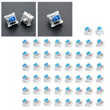 Clicky Mechanical Keyboard Switches 50 70 Pack for 3 Pin Hot Swap PCBs
