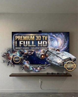 Samsung 55'' 3D Smart TV Bundle | F8000 Flagship | 3D Glasses | Camera | Remote