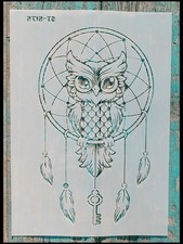 Reusable Plastic Owl Stencil for Crafts, Painting  Home Decor - StencilAir