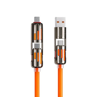 4-in-1 Universal USB Ladekabel 12/30/65/240W Schnellladekabel UK