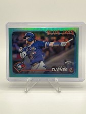 2024 Topps Chrome Aqua Refractor #248 Justin Turner Toronto Blue Jays 196/199