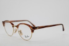 NEW RAY-BAN RB 4246-V 5751 BROWN HORN GOLD AUTHENTIC EYEGLASSES 47-19