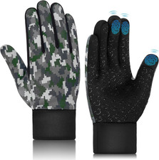 Kids Winter Warm Sports Gloves - Cold Weather Thermal Snow Bike Touch Screen Chi