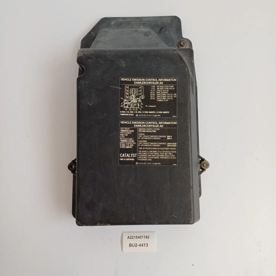 Cubierta de caja de fusibles izquierda compartimento motor Mercedes-Benz S450 2007-2011 A2215401182 Foto 4 de 4