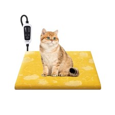 Pet Heating Pad for Cats and Dogs, Includes Two Removable Covers, Heated Bed ...