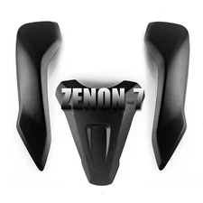 Matte Black Front Top & Side Headlight Cover Fairing For YAMAHA MT-07 2022-2024