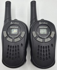 Cobra MicroTalk CXT88 2-Way Radios 22 CH Walkie Talkies Set Of 2 Tested  Works.