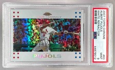 44879012 Albert Pujols 2007 Topps Chrome #63 White Refractor /660 PSA 9