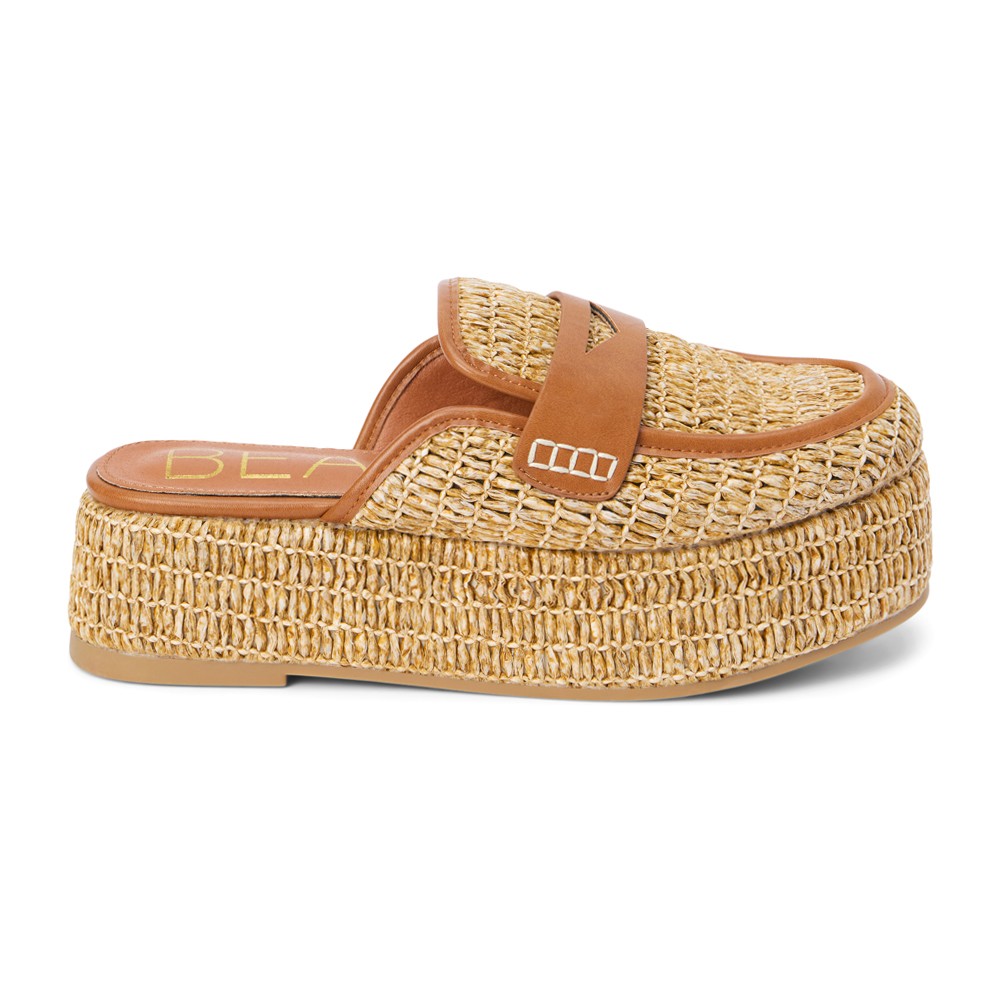 Женские мюли на платформе BEACH by Matisse Wren коричневого цвета WREN-230 10890₽