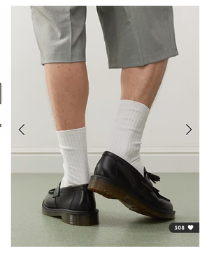 DR. MARTENS Adrian Smooth Leather Tassel Loafers MSRP$190 CLASSIC
