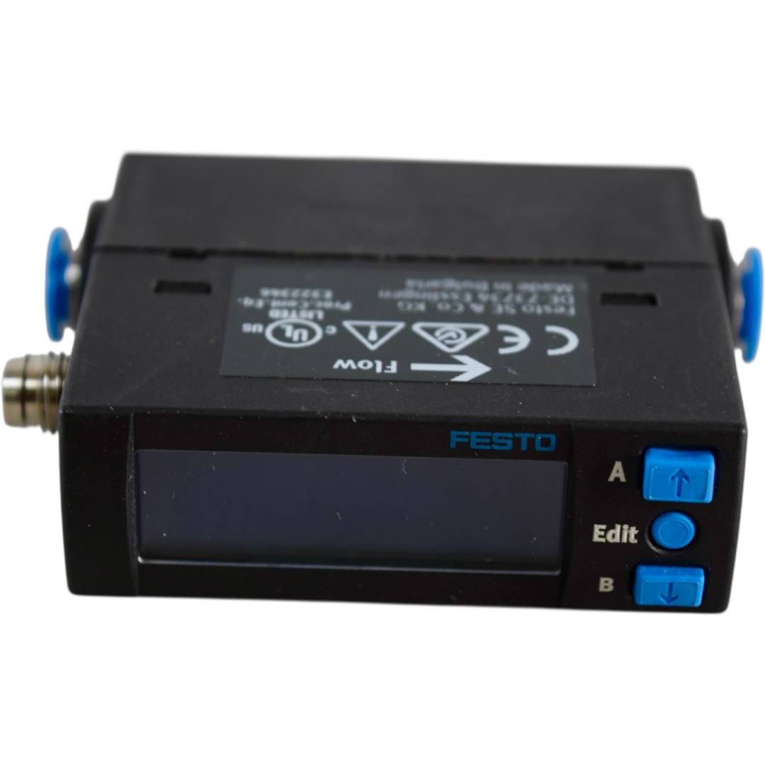 NEW Festo SFAH-10U-Q6S-PNLK-PNVBA-M8 Flow Sensor 8058470 0.2-10 l/min 24VDC