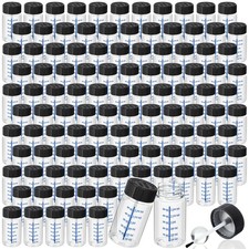 60 Pcs Touch up Paint Bottles with Brush and Lid Empty Touch up Bottle with M