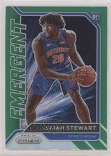 2020-21 Panini Prizm Emergent Green Prizm Isaiah Stewart #2 6o3