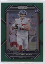 2022 Panini Prizm Rookies Green Prizm Daniel Bellinger #364 10y3
