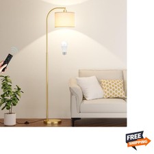 Elegant Arc Floor Lamp with Remote - Dimmable  Color Adjustable for Living Room