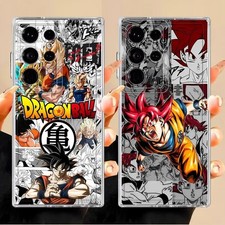 Anime Goku Comic Clear Phone Case for Samsung Galaxy S26 S25 S24 S23 S22 S21 S20