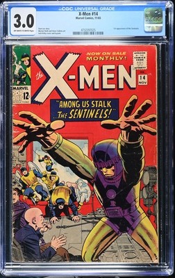 X-Men #14 CGC 3.0 (1965) 1st App. of the Sentinels L@@K!