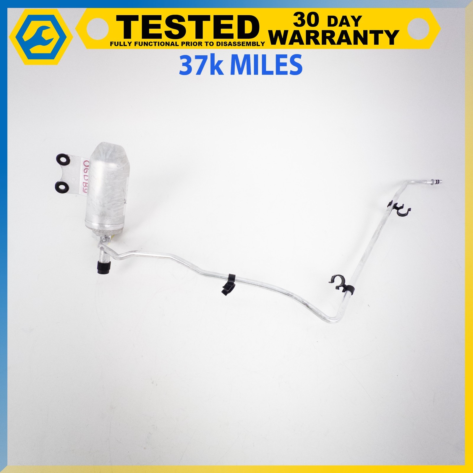 05-12 ASTON MARTIN DB9 DBS A/C AC RECEIVER DRIER W/ HOSE ASSEMBLY OEM