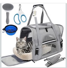 New Pet Carrier Bag Airline Approved For Cats  Dogs Up To 20Lb With Accessories