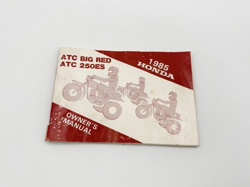 1985 Honda ATC 250ES Big Red Owner's Manual Owner Owners Factory 250 ES OEM