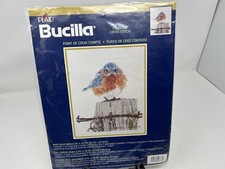Bucilla Mad Blue Bird Counted Cross Stitch Kit 42733 8.75" x 10.75"