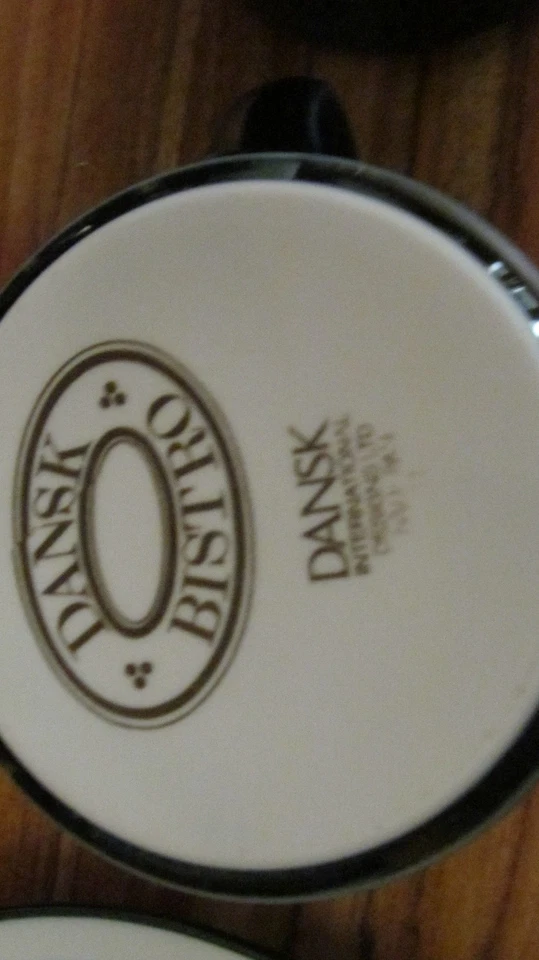 *Tazas y platillos Dansk Bistro International tazas de café de cobalto de 8 oz VARIOS DISPONIBLES Foto 2 de 3