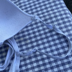 Slightly Padded Few Imperfections White Bra