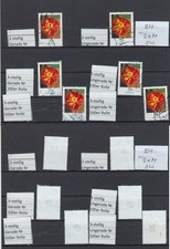 Bund RFN Znaczki na kółkach Kwiaty Mi-Nr 2471 2+3 cyfry Nr z rolki 200/500