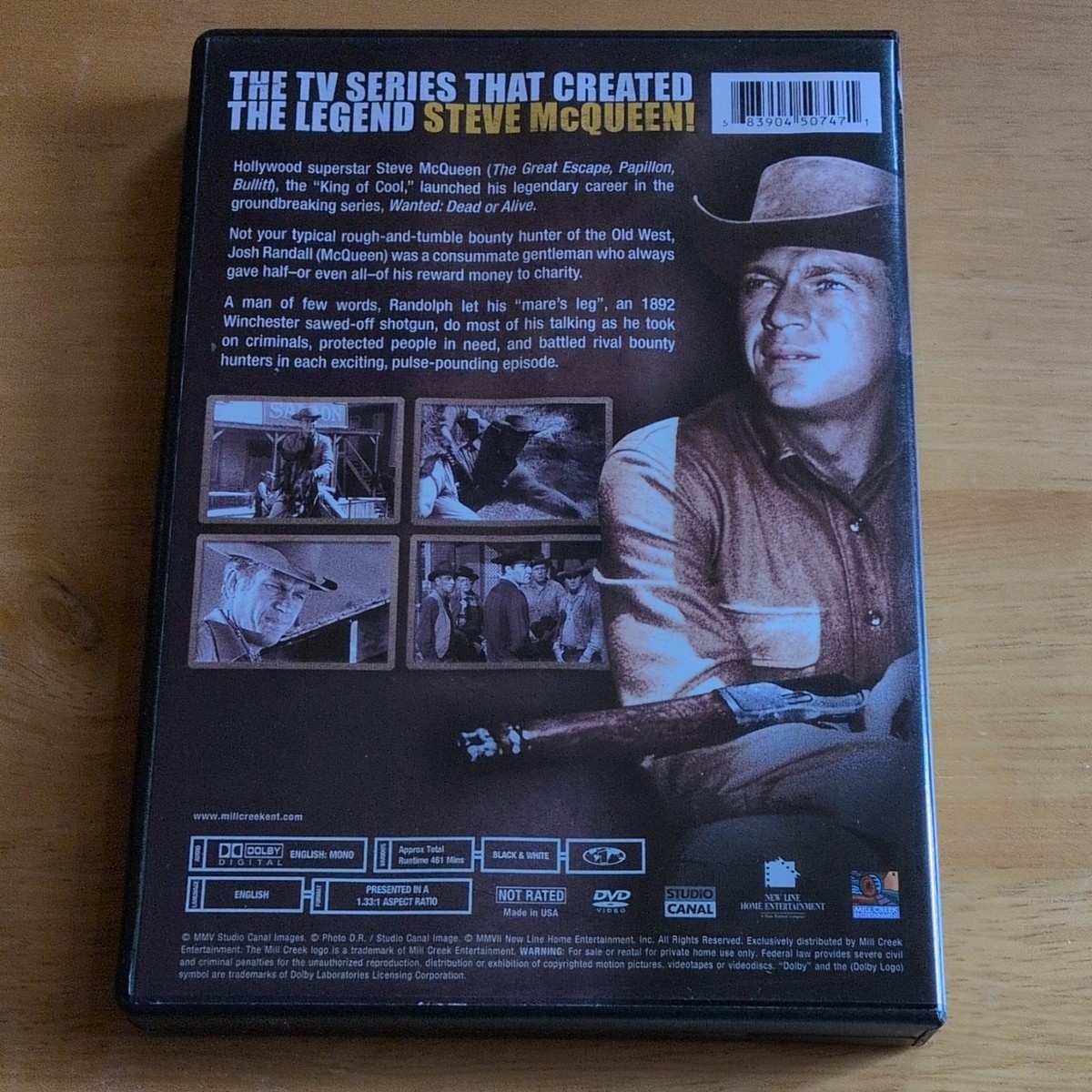 Wanted Dead or Alive Season 1 Vol 1 DVD Steve McQueen Western TV