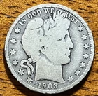 1903 O Barber Half Dollar