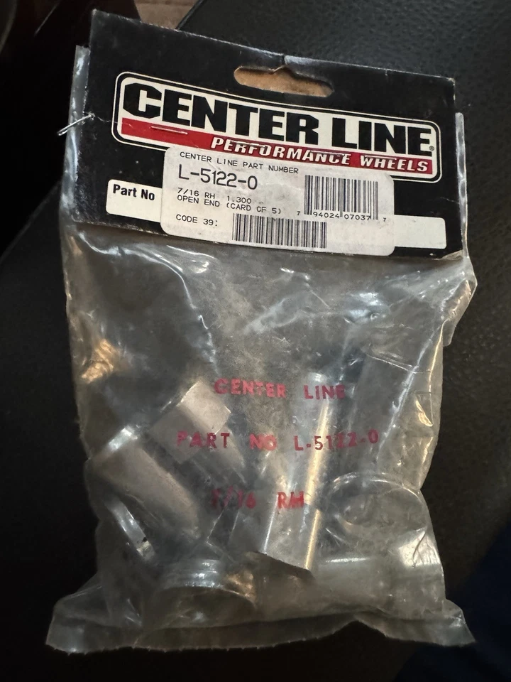 10 CENTER LINE OPEN END  LUG NUTS  7/16-20 - Image 3 of 3