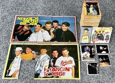 NKOTB Lot (258 items) Base & Sticker Cards, Stickers & Mini Cassette 1989 / 1990