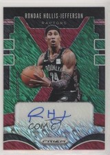 2019 Prizm Signatures FOTL Green Shimmer 2/25 Rondae Hollis-Jefferson Auto im4
