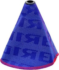Car Shift Boot Cover, Waterproof Canvas Fabric Manual Automatic Shift Knob Blue