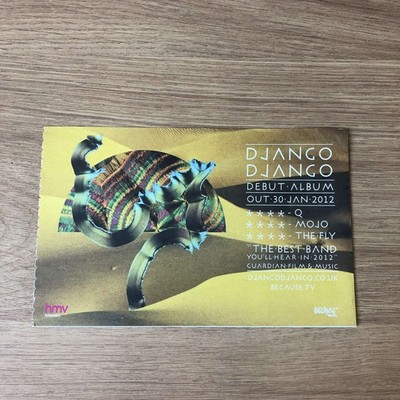 MUSIC34 MAGAZINE ADVERT 5X8 DJANGO DJANGO DEBUT ALBUM