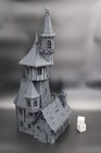 Tabletop Terrain Fantasy Wizard Guild Tower House Dnd RPG wargame skirmish 28mm