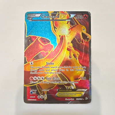 Pokemon TCG Charizard EX 100/106 Flashfire Holo Ultra Rare Full Art 180 HP