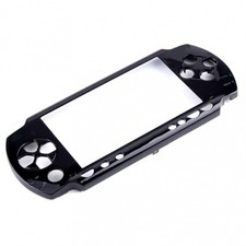 Replacement Front Cover For Sony PSP 1000 1004 Front Fat Black