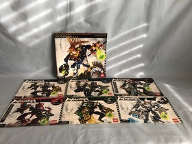 LEGO BIONICLE 6 PIRAKA 8900 8901 8902 8903 8904 8905 + 8626 Irnakk book & parts