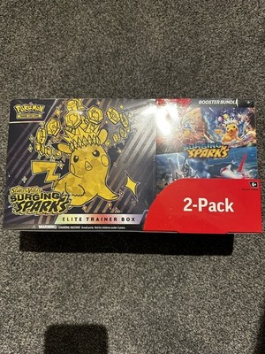 Pokemon TCG Surging Sparks Costco ETB & Booster Bundle Sealed Neu