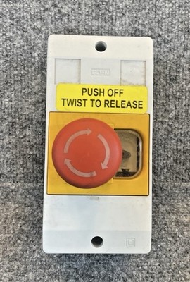 Eaton Emergency Stop Push Button Station Twist Release IEC IP65